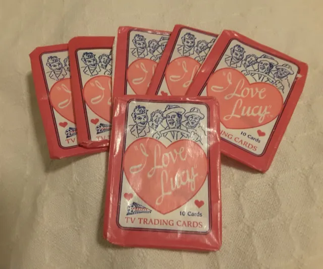 I LOVE LUCY Card Wrappers, 6 1991 Pacific ExMt