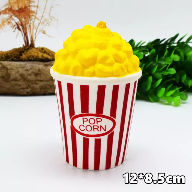 Pop corn 12cm Squishy Squeeze Realistic Slow Rising Charms Collection Stress Rel