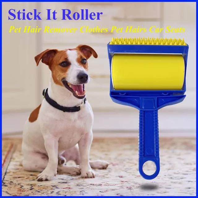 Stick It Roller, Stick It Pet Hair Remover, Pet Hair Remover Sticky Lint Roller