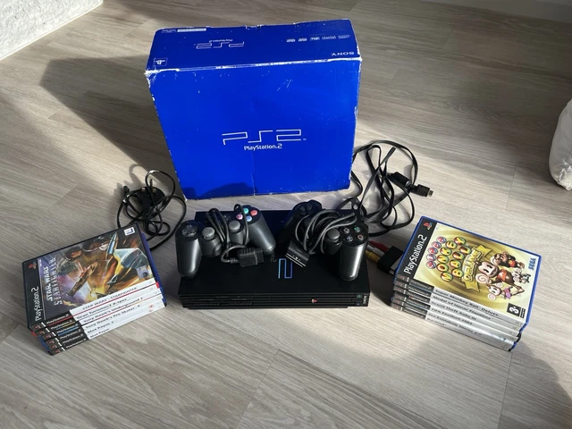 SONY PLAYSTATION 2 Console (boxed) With 12 Games And Extra Controller £ ...