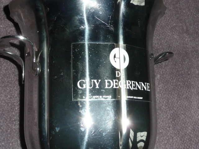 Seau à Champagne / Glace Vintage Guy Degrenne, Inox Made In France
