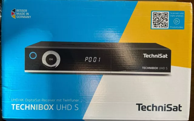 TECHNISAT TECHNIBOX UHD S Receiver (PVR-Funktion, Twin Tuner, DVB-S, DVB-S2, 4K