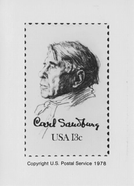 1731 13C CARL SANDBURG - USPS PHOTO PROOF $6.99 - PicClick