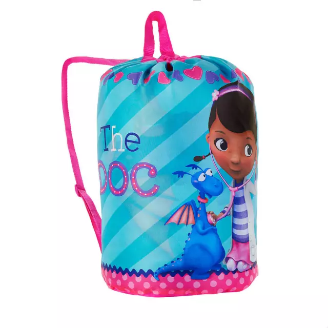 Camping Slumber Sleeping Bag + Backpack Disney Doc McStuffins Girl Age 3+ NEW