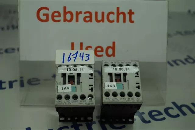 2 X Pieces siemens Sirius 3RH1131-1BB40 Relay Protective