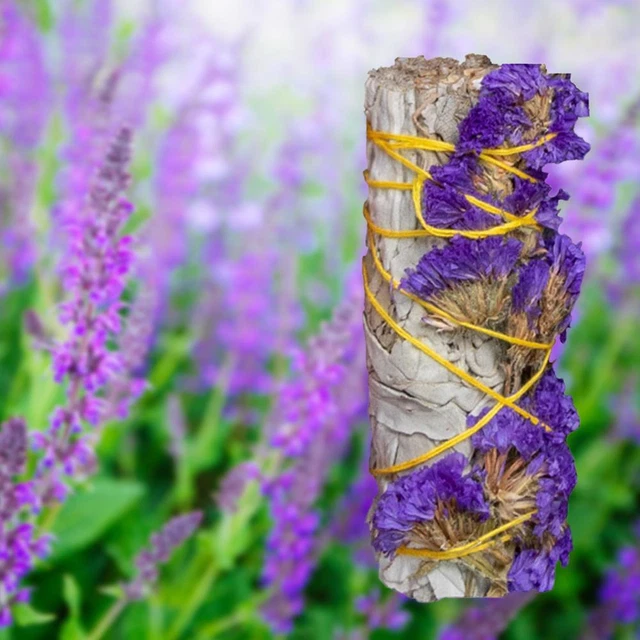 Meditation Incense White Sage Pure Grass Bundle Home Office Cleansing Incense