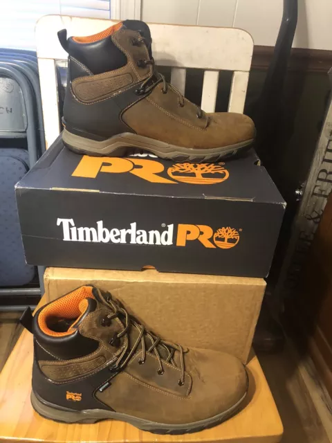 Men's Timberland PRO HYPERCHARGE 6" Soft Toe Work Boots Size 17~ New In Box