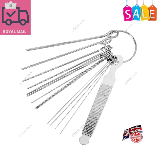 Professional Guitar Nut Slotting File Kit Saw Rods Slot Filing Set Luthier Tool
