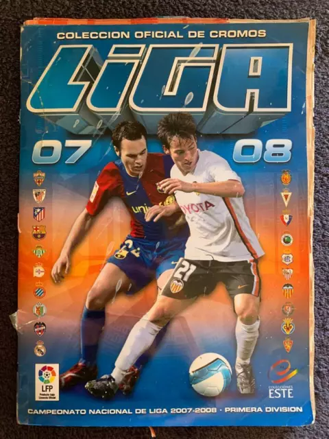 L5857 ÁLBUM DE cromos Fútbol 1° División Liga 2007-08 ...