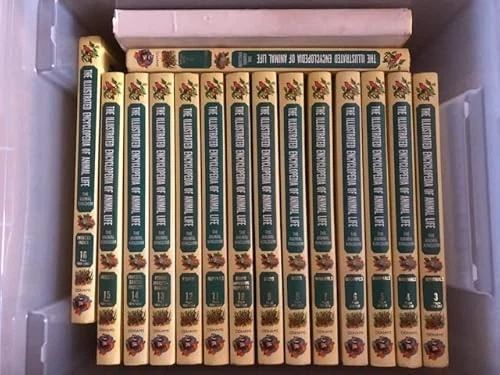 1961 - THE Illustrated Encyclopedia of Animal Life 12 Volumes