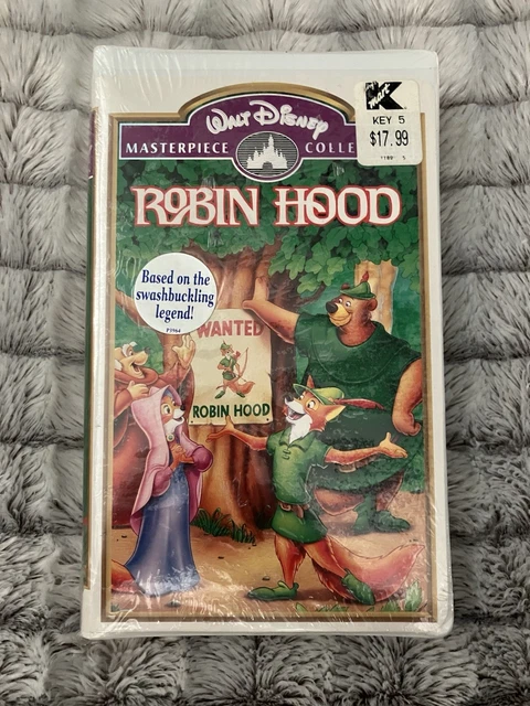 ROBIN HOOD WALT Disney Classics Masterpiece Collection VHS 1991 Factory