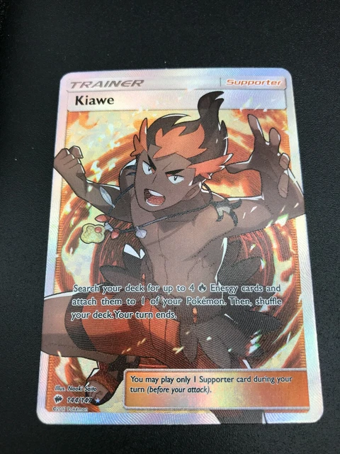 KIAWE FULL ART ULTRA RARE Trainer 144/147 Pokemon SM Burning Shadows Holo NM $19.97 - PicClick CA KIAWE FULL ART ULTRA RARE Trainer 144/147 Pokemon SM Burning Shadows Holo NM $19.97 - PicClick CA