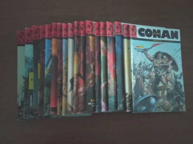 SUPER CONAN en N&B - 19 numeros - BD comics MARVEL MON JOURNAL
