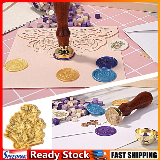 Special-shaped Fire Paint Head Retro 3D Relief Stamps Head for Wedding Card (F)