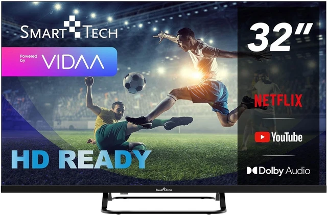 Smart Tech TV LED HD 24(60 cm) Smart TV Google 24HG01VC Chargeur de