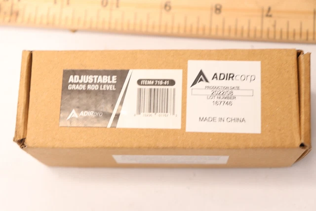 AdirPro Construction Adjustable Grade Rod Level 4" 710-41