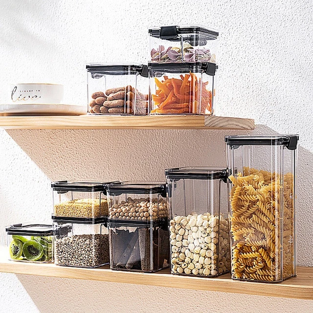 Contenitori per stoccaggio cucina di alta qualità sigillati ermetici per la mas