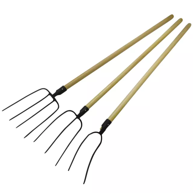 LONG HANDLE MUCK Out Fork For Hay Manure Straw 1.5M (Horse Stable