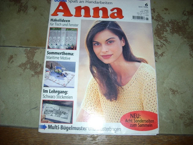 Burda Anna Spass an Handarbeiten 6 Juni 1996
