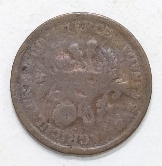 Mid 1800s FRENCH CANADA Bank of Montreal Half Penny TOKEN coin (#K97)