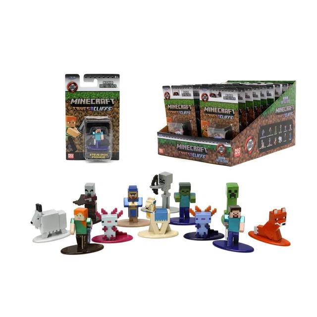 Minecraft Mini Stacho MINECRAFT NANO METALFIGS Die-Cast Mini Figurine 5cm - Choose Steve ...