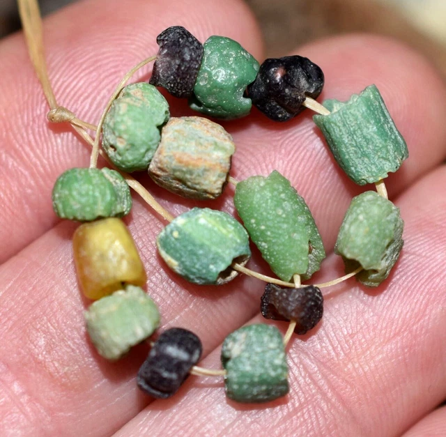 Rare Ancient Glass Excavated Dig Beads Afghanistan Trade Circa 1000 Years Old 2