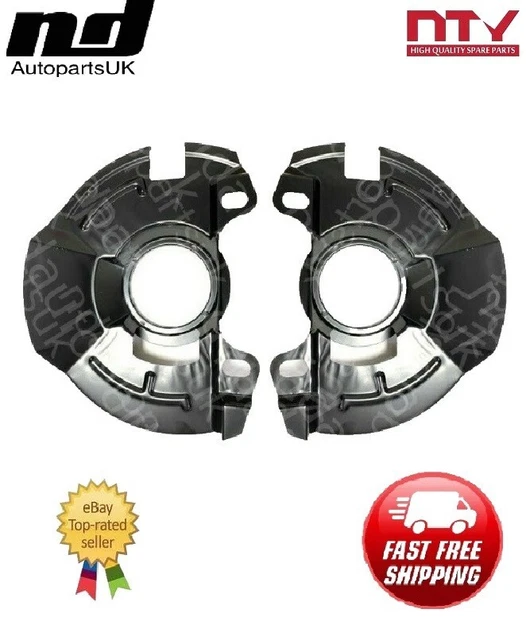NTY Front Brake Disc Dust Cover Set (Left & Right) For BMW X5 X6 - 348mm, Aluminum