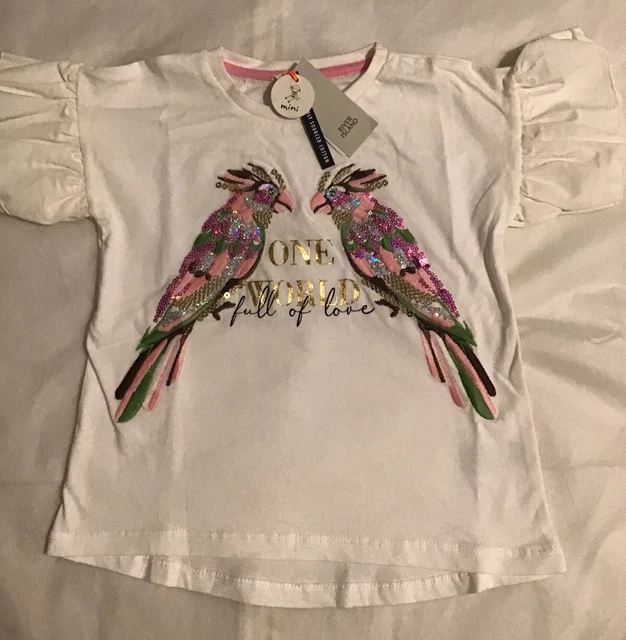 River island mini girls aged 2-3 years glitter buckle belted jeggings outfit BNW 3
