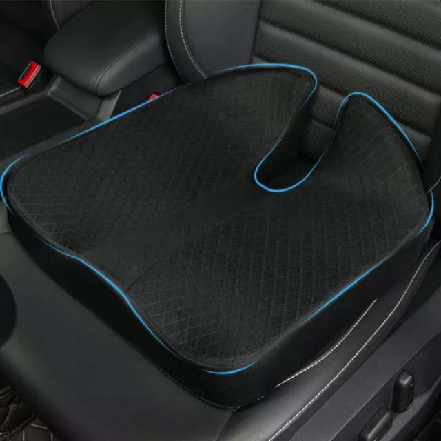 Memory Foam Car Seat Cushion Driving Booster Coccyx Pain Relief Office Chair Pad