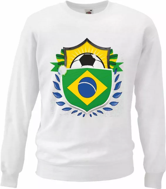 Sweatshirt BRASIL BRASILIEN FUSSBALL FOOTBALL DEUTSCHLAND GERMANY WELTMEISTER