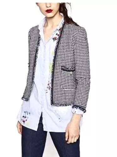 Boucle blazer zara deals