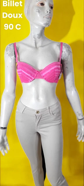 Soutien-gorge Dentelle Barbara - Noir - Taille 90C - Balconnet Sans Armature - Neuf Avec étiquettes (valeur 75€)