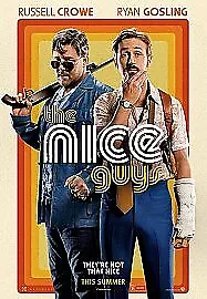 The Nice Guys Blu-Ray (2016) Ryan Gosling, Black (DIR) cert 15 Amazing Value