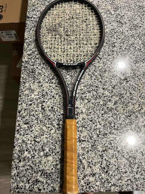 John McEnroe Autograph Dunlop Tennis Racket
