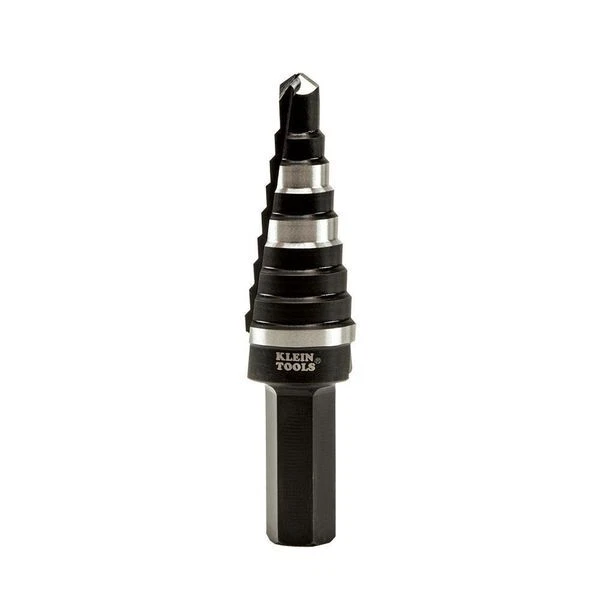 Klein Tools Ktsb03 Step Drill Bit Double Fluted #3, 1/4 To 3/4-Inch 2