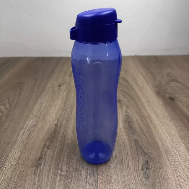 Tupperware Eco Drink Bottle Flip Lid 1 Litre Brand New Purple 2