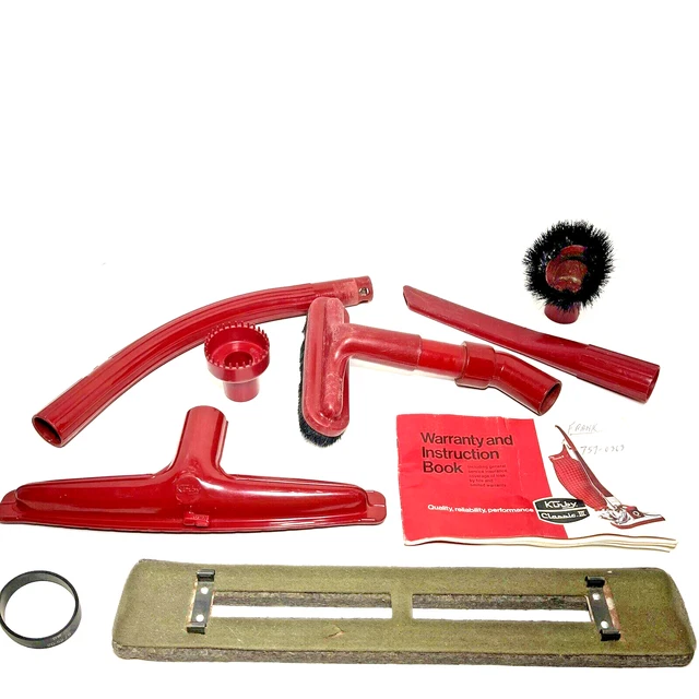 KIRBY CLASSIC III Vacuum Cleaner Accessories Attachments + Instructions