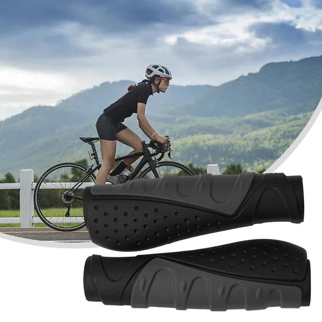 Manopole Ergonomiche Manopole Per Bici Ergonomiche In Gomma - Compatibili Con Mountain Bike E Bici Da Strada (Nere, 22.2mm) Appendici Manubrio Mtb Manubrio Bici Da Corsa - Foto 5