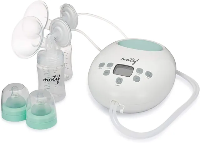 **NEW**Motif Medical Luna Double Electric Breast Pump - Easy to Use, Quiet Motor