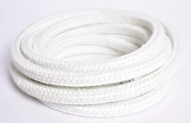 12' Garlock Thermo-Sil Fiberglass 3/8" Lattice Braid Compression Packing  5452