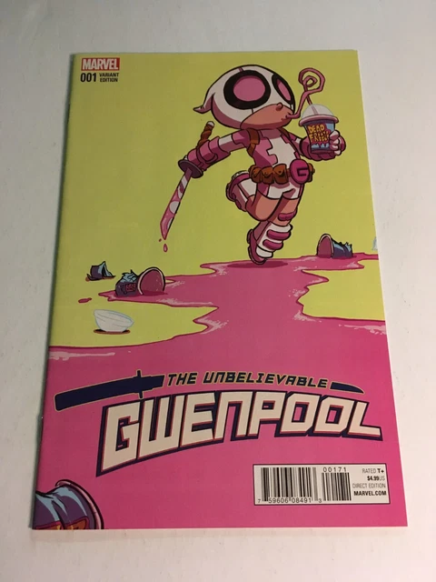 Unbelievable Gwenpool #1 2016 Marvel Skottie Young Variant Edition Vf/Nm