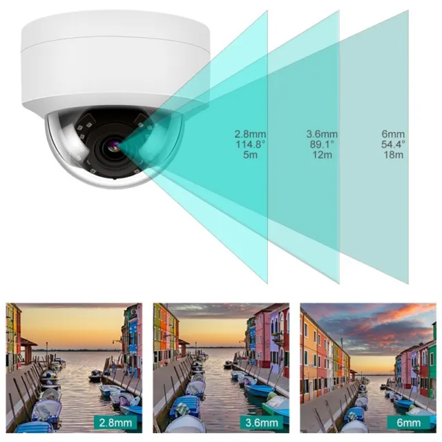 caméra de Surveillance dôme IP POE 4MP, dispositif de sécurité domestique/extéri 3
