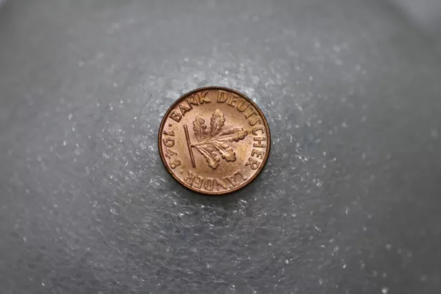 Germany Federal 1 Pfennig 1948 G Scarce High Grade A73 #8146
