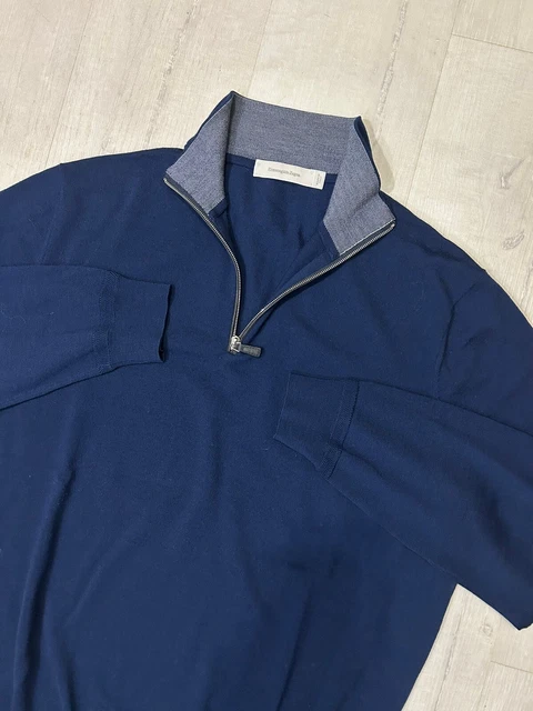 Pull Homme Alessandro Albanese Cachemire Gris - Fait En Italie, Col V, Taille L