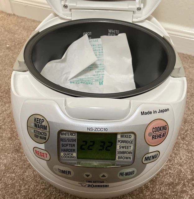 ZOJIRUSHI 5.5 CUP Neuro Fuzzy Rice Cooker White NSZCC10 180.00