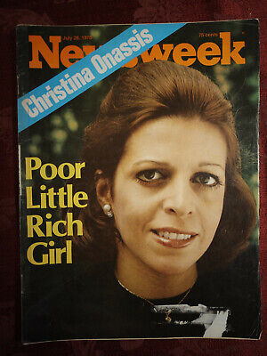 NEWSWEEK Magazine July 28 1975 Christina Onassis Jaws Apollo Soyuz