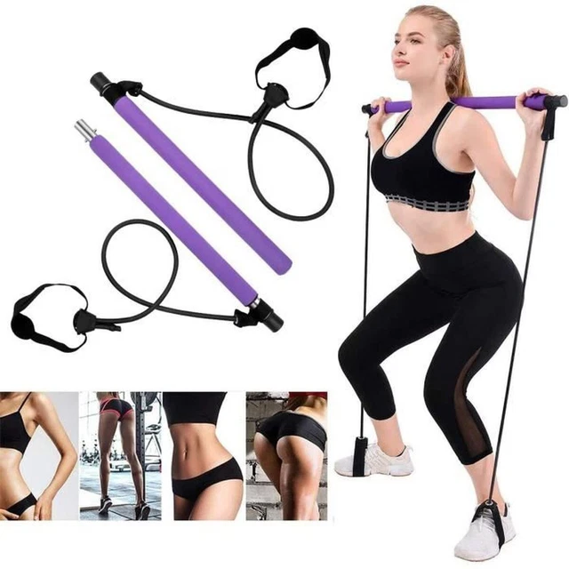 Bande De Traction 6 Tubes Pour Abdos – Entraînement à Domicile – Résistance Élevée, Poignées Ergonomiques, Antidérapant – Pour Yoga, Fitness, Musculation