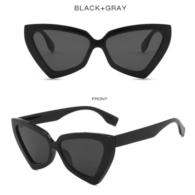 Cat Eye Sunglasses Women New Fashion Style Triangle Shades Clear Candy Color