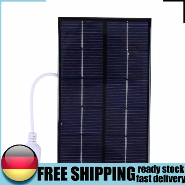 Panel solar USB para exteriores 5W 5V polisilicio + cargador solar de viaje epoxi hágalo usted mismo DE
