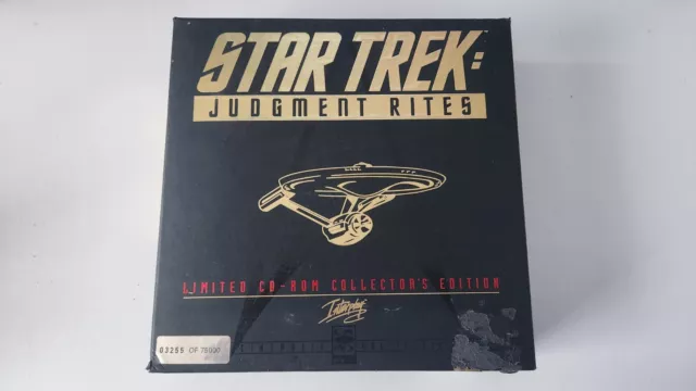 Star Trek: Judgment Rites Limited  Collector's Edition (PC, 1995) Sealed Tape